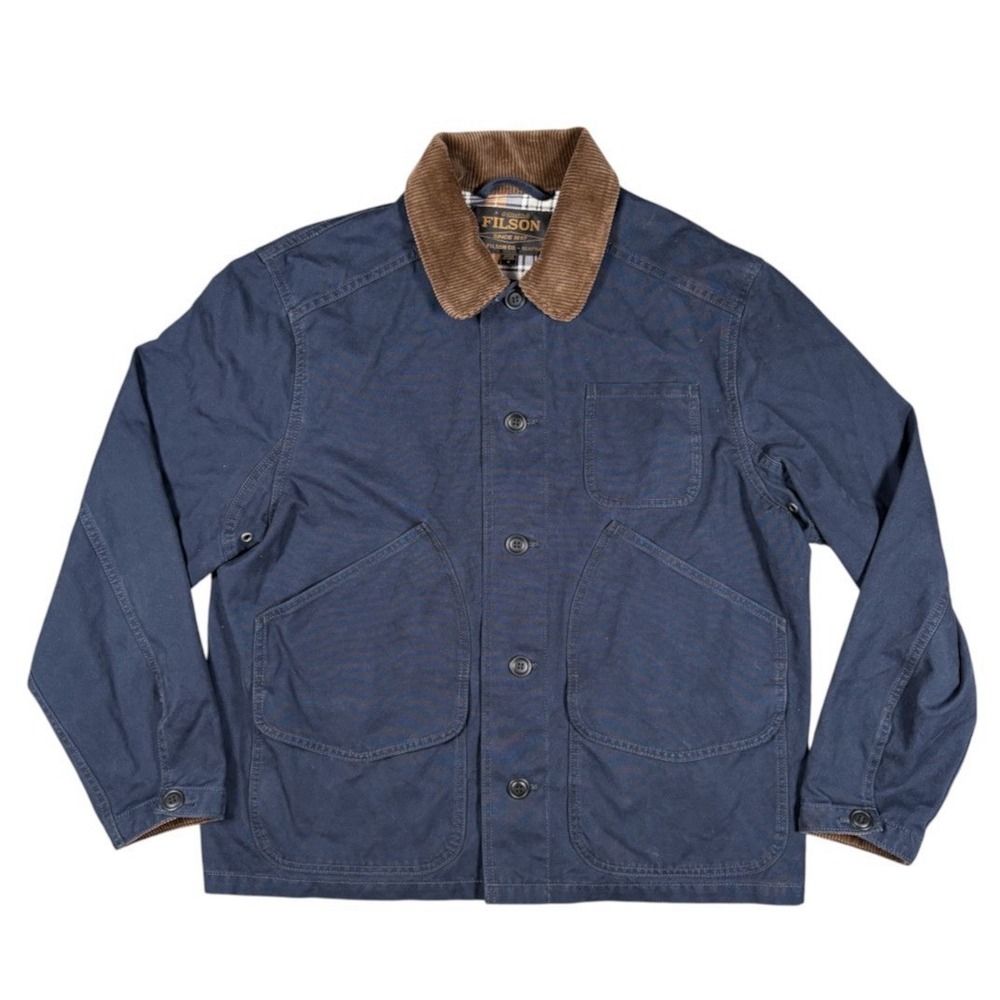 C.C. Filson Vintage Legendary Canvas Outfitter Work Jacket Sz M Navy Huckberry